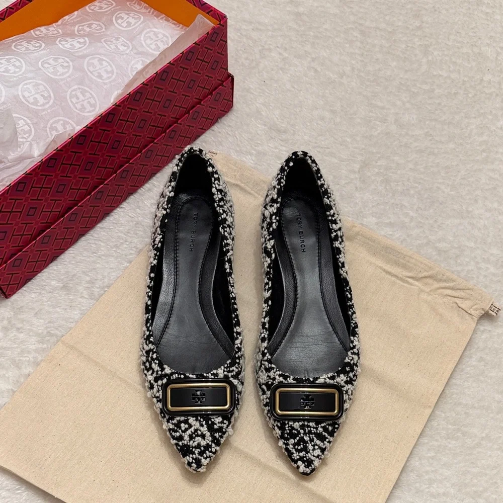 Tory Burch Georgia Pointed Toe Flat